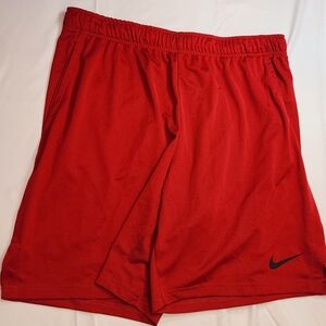 Nike Men's Red Athletic Shorts Size XL